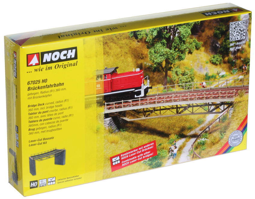 67025 Brückenfahrbahn gebogen