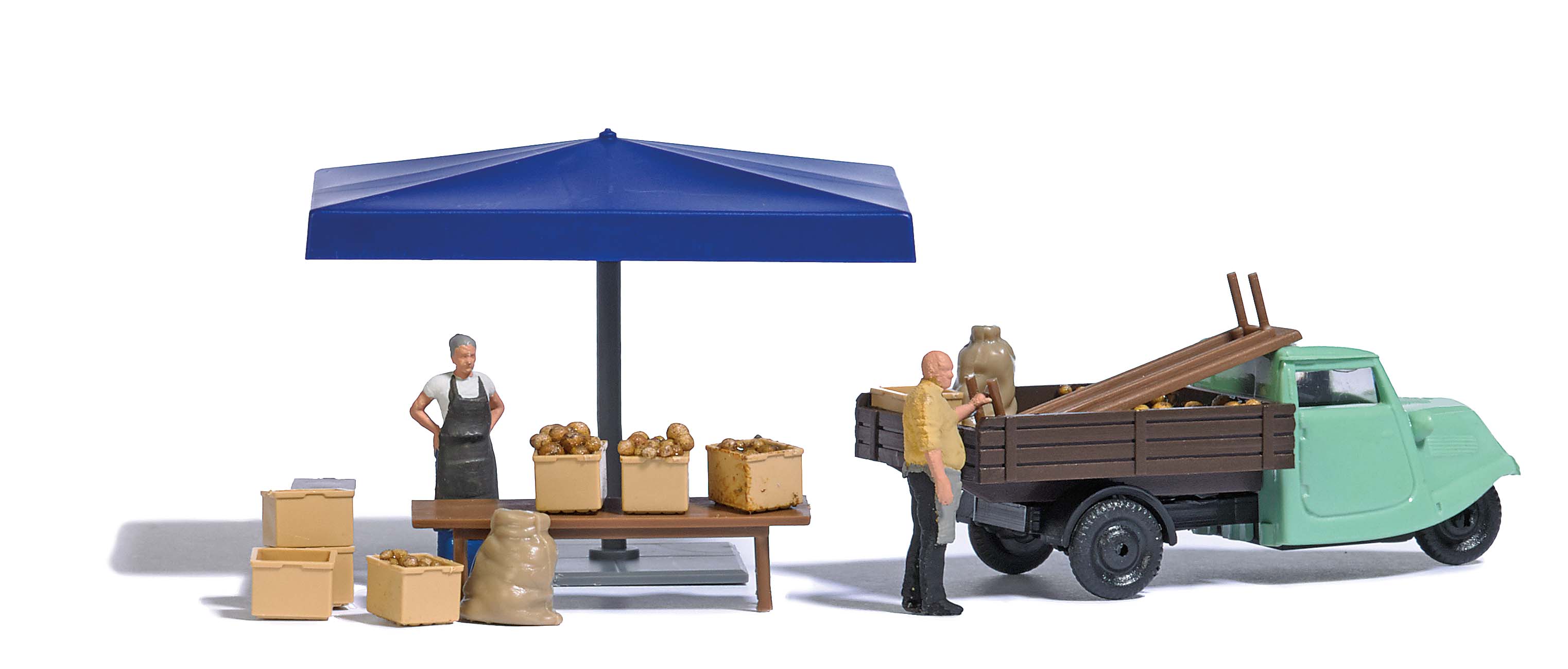 7914 Marktstand Kartoffeln