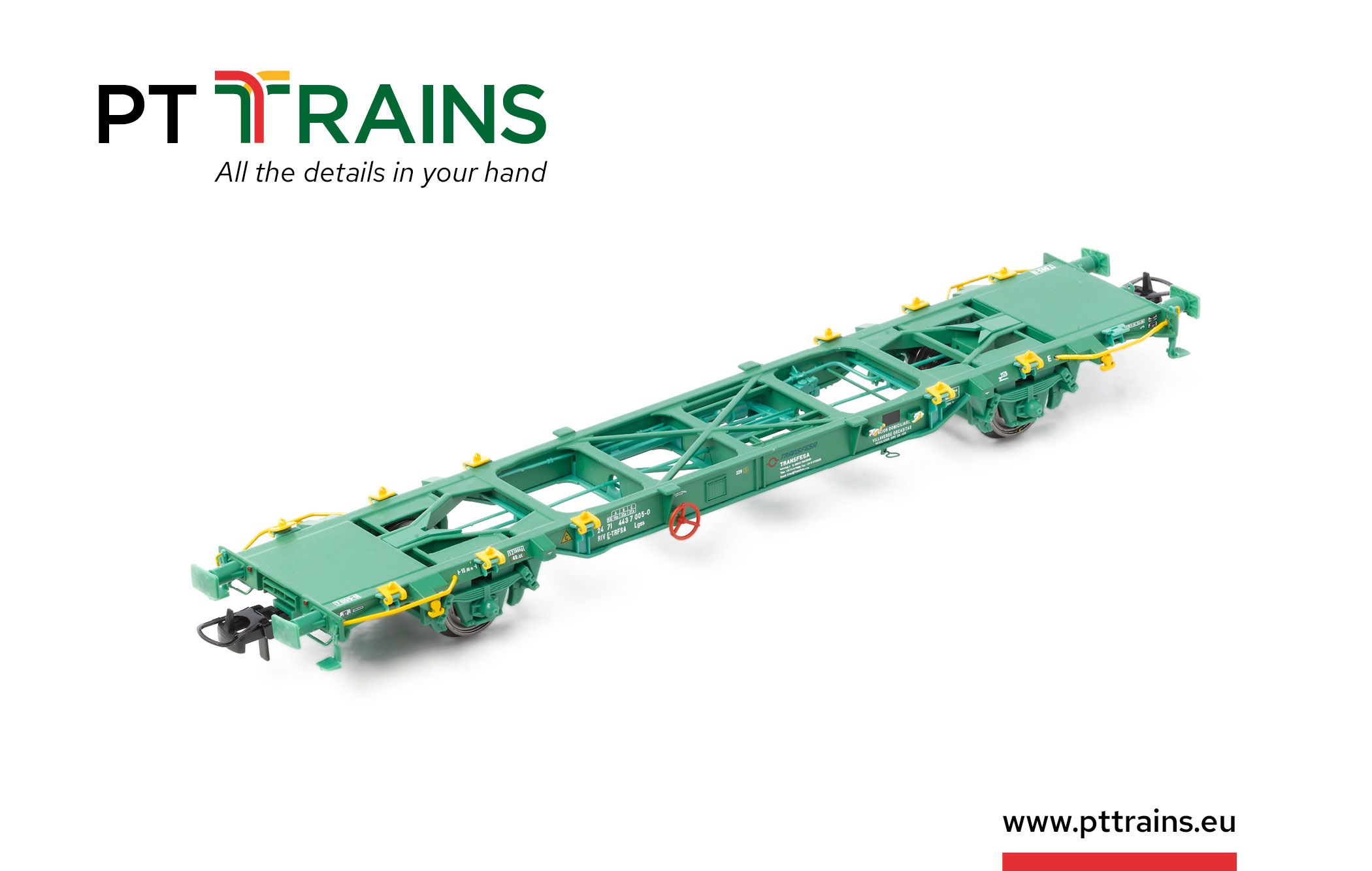 PT100180 TRANSFESA Containertragwagen Lgnss Ep.6