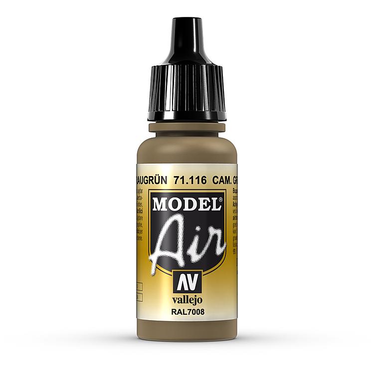 71116 RAL7008 Tarnung, Grün-Grau, 17 ml