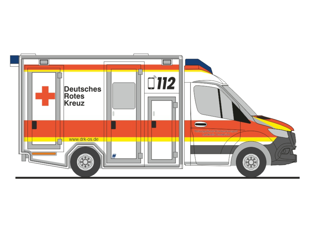 76116 MB Sprinter GSF RTW DRK Landkreis Osnabr