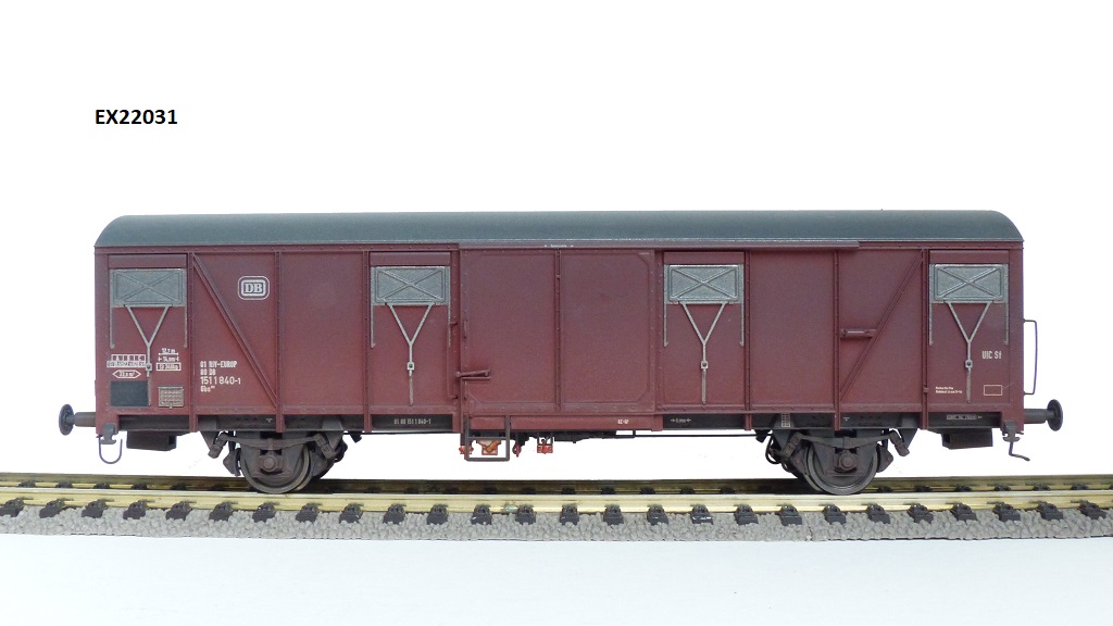 Exact-train 22031 DB gedeckter Güterwagen Gbs252 Ep.4