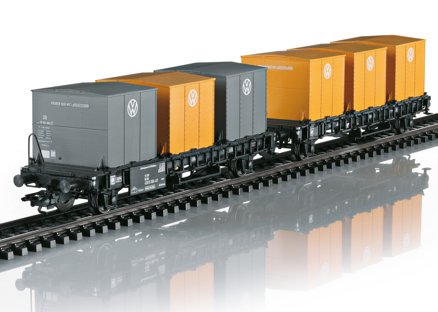 Märklin 46661 DB VW Behältertragwagen-Set 2-tlg Ep.4