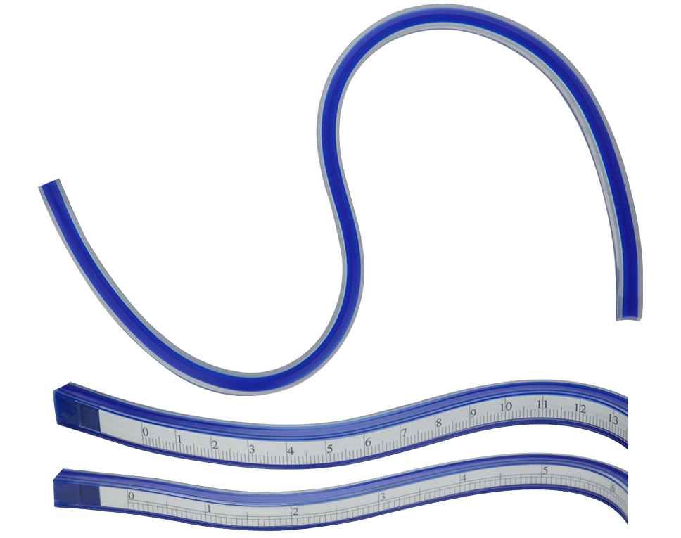 11441 Kurvenlineal Lineal flexibel 600mm 60cm