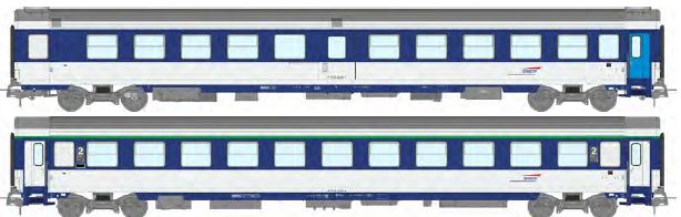 JM-052 SNCFPersonenwagen-Set 2-tlg. Ep.5/6