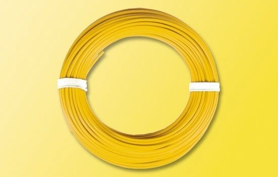 6864 10 m Kabelring, 0,14 mm², gelb