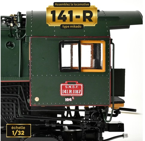 10125 Bausatz: Dampflok 141R m. Tender SNCF
