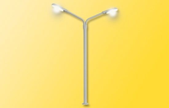 6995 LED Peitschenleuchte doppelt, weiß