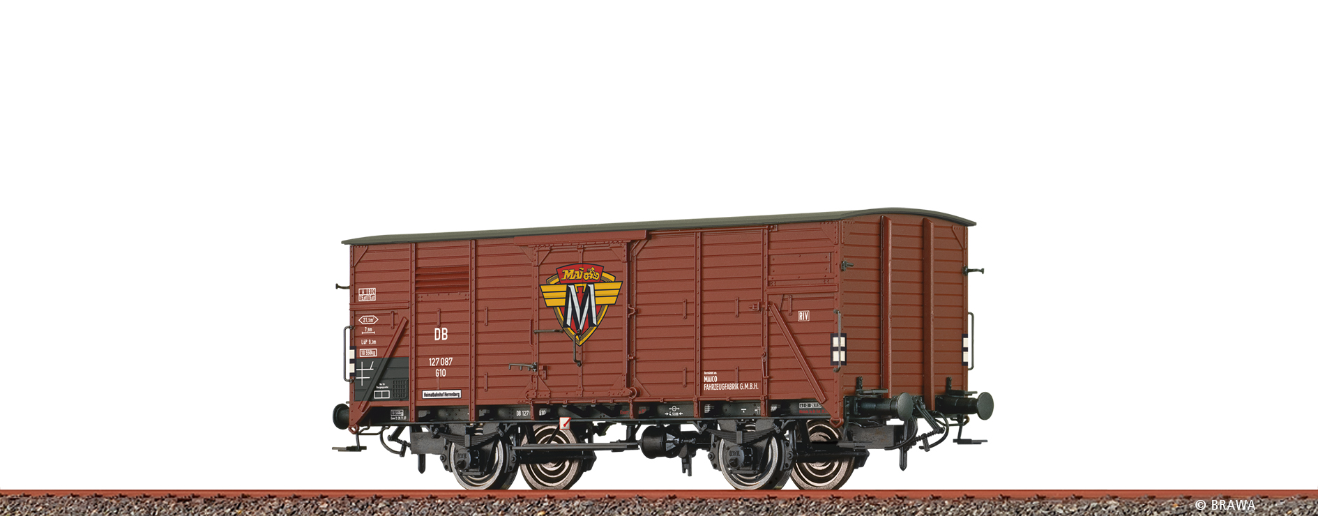 50959 DB ged. Güterwagen G10 "Maico" Ep.3