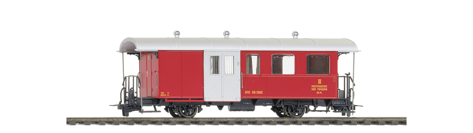 Bemo 3237283 DFB Personenwagen 2.Kl./Gepäck Ep.6