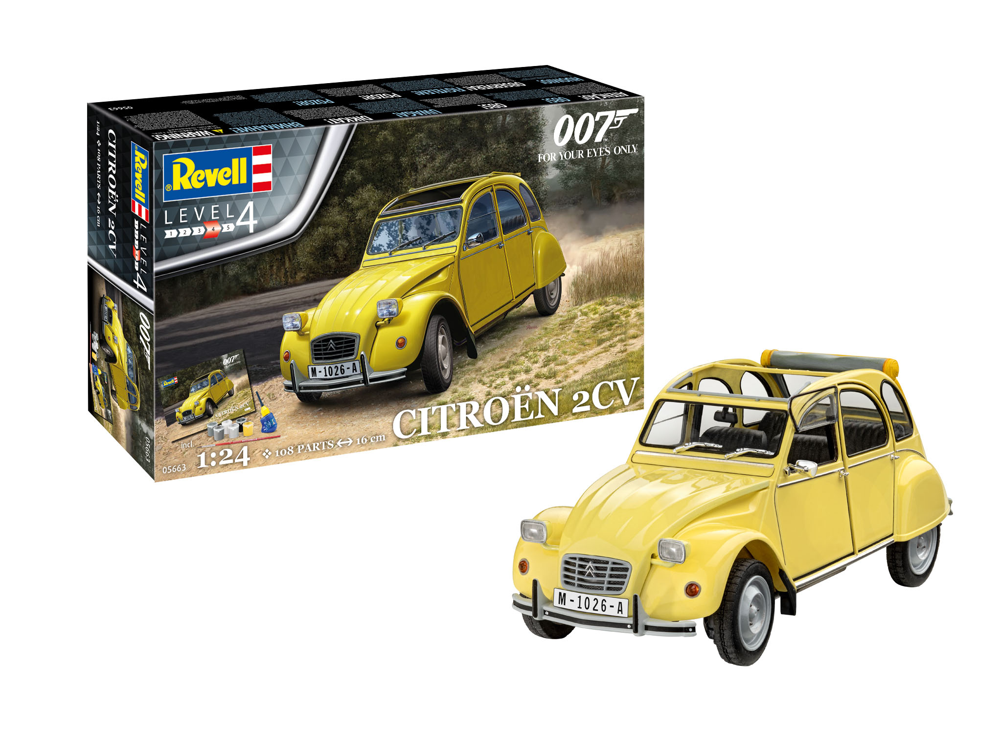 05663 Geschenkset: Citroen 2CV James Bond