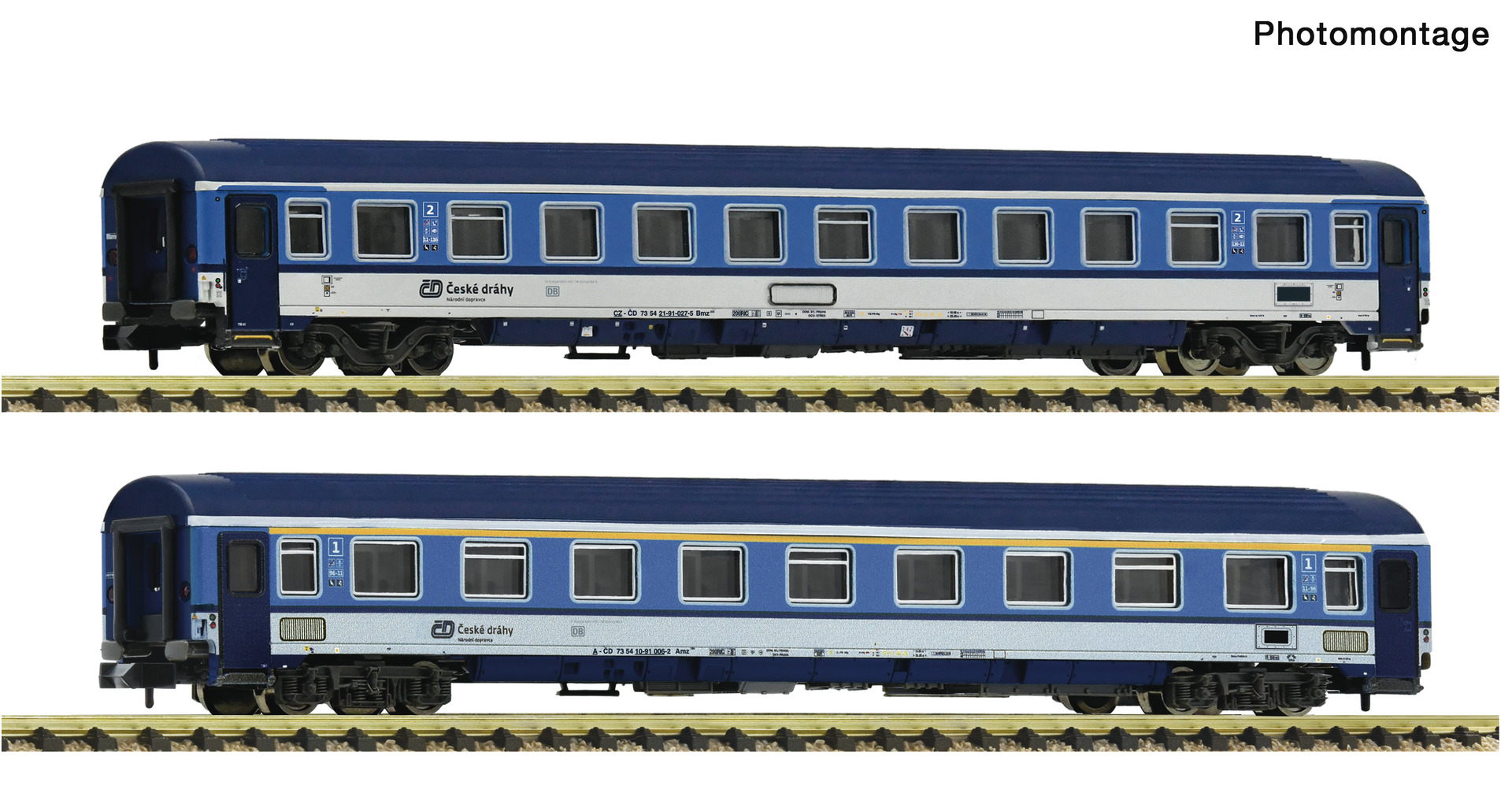6260121 CD EC Eurofima-Wagen-Set 2-tlg. Ep.6
