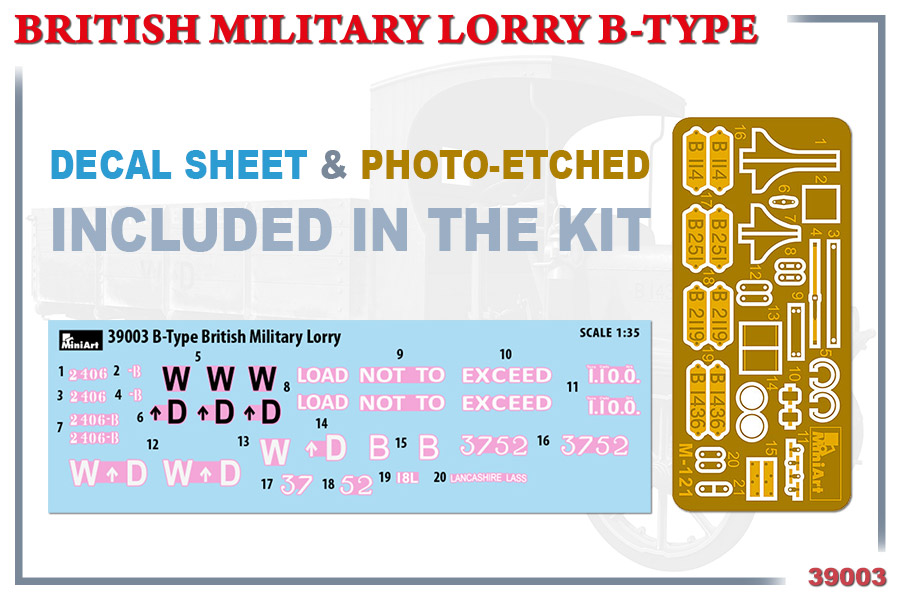 MiniArt 39003 British Military Lorry B-Type