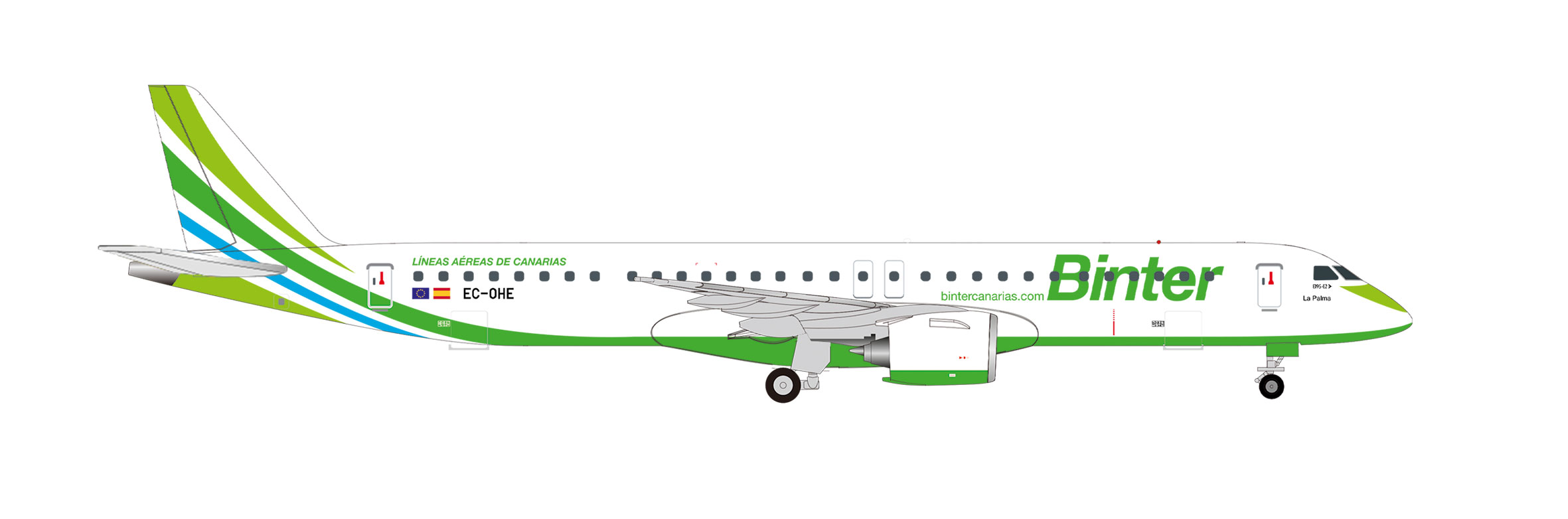 539265 Embraer E195-E2 Binter Canarias