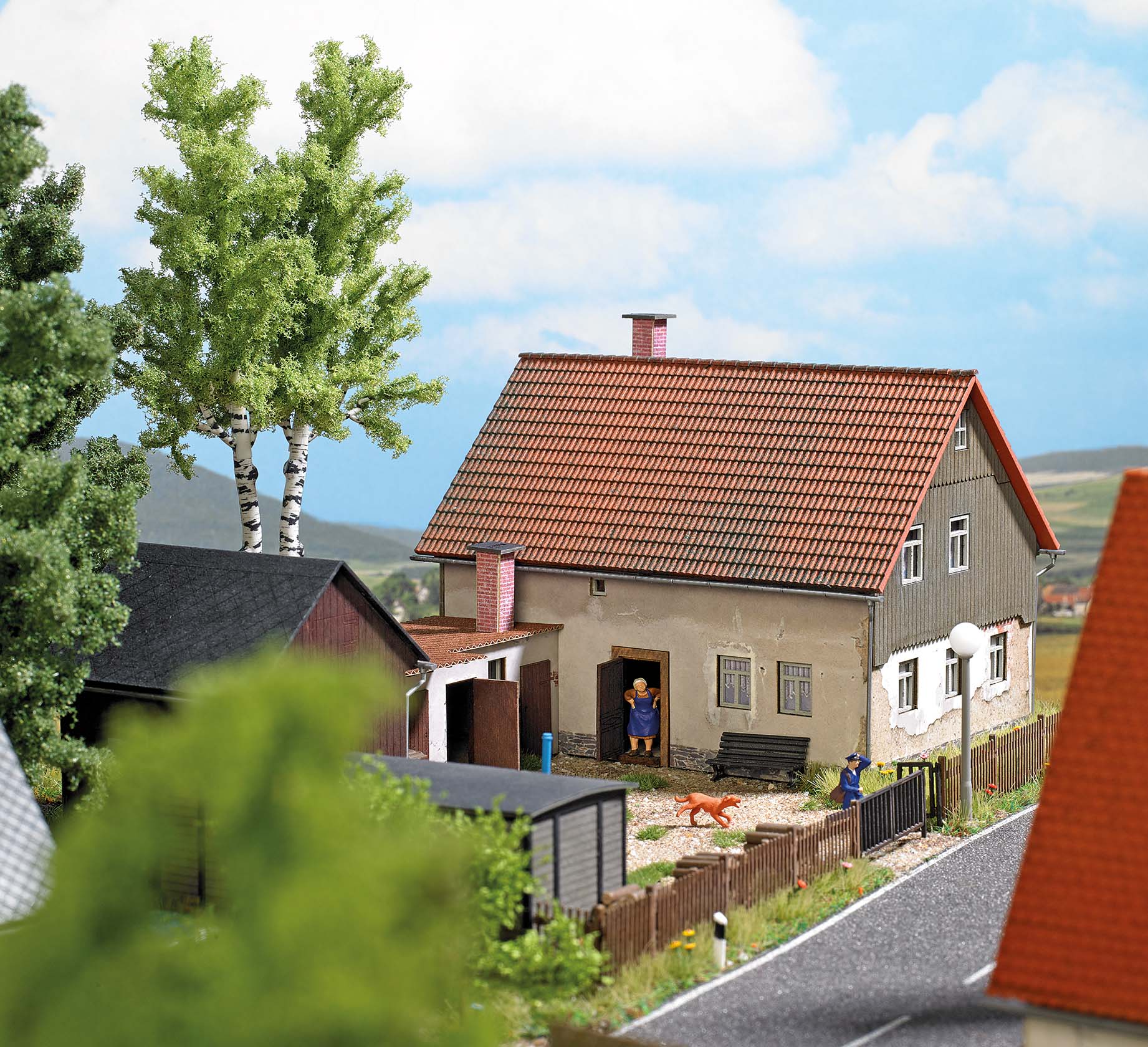 1909 Buschheide: Wohnhaus mit Anbau