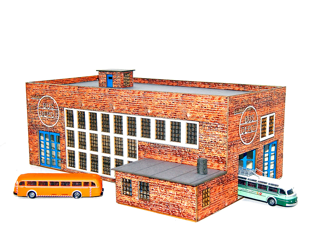5027 Busdepot inkl. zwei MB Busse O66600