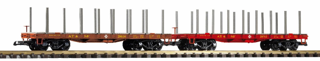 Piko 38773 Santa Fe Rungenwagen-Set 2-tlg