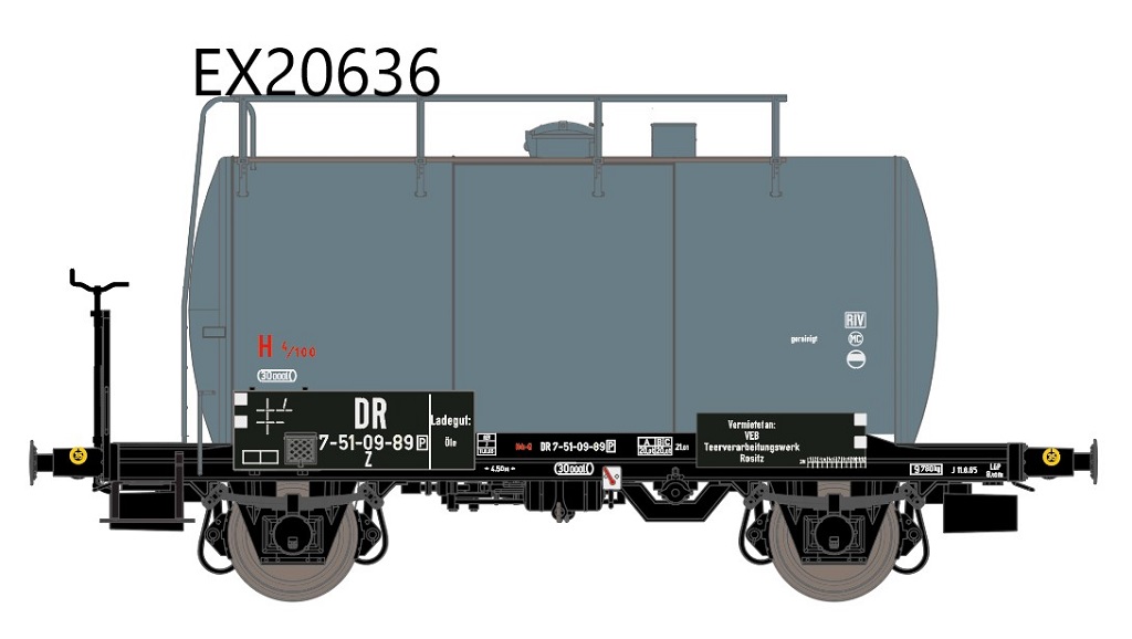 Exact-train 20636 DR Kesselwagen Ep.3