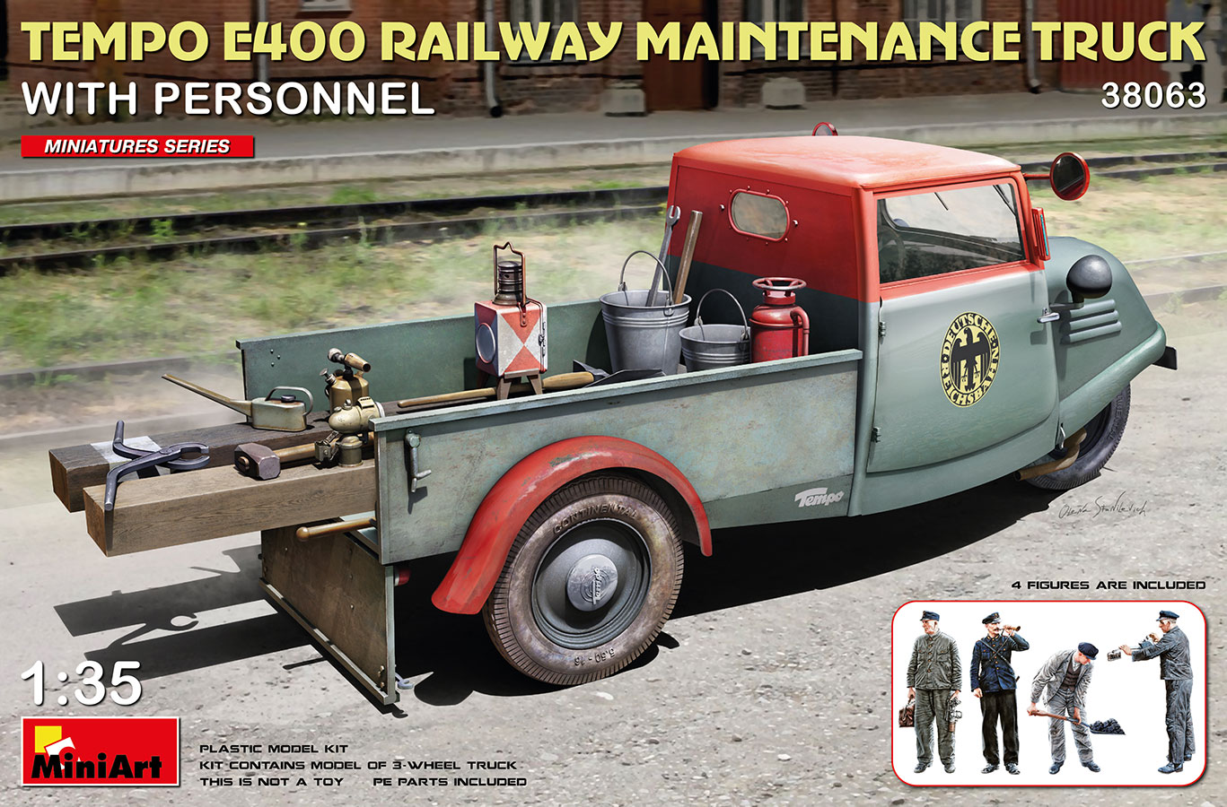 38063 Tempo E400 Railway Maintenance Truck