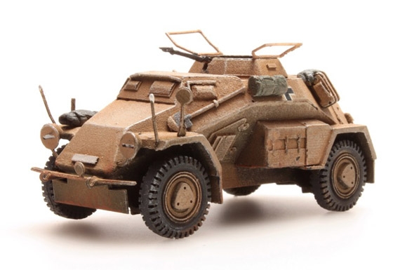 387.105-YW WM Sd. Kfz 221 4-Rad MG34 gelb