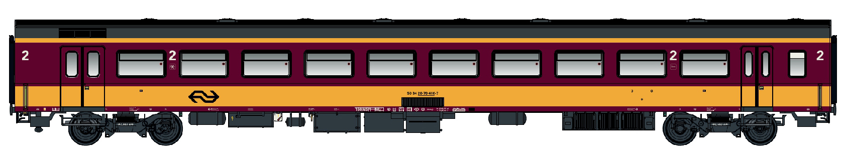 44266 NS Benelux Reisezugwagen ICR B10 Ep.4/5