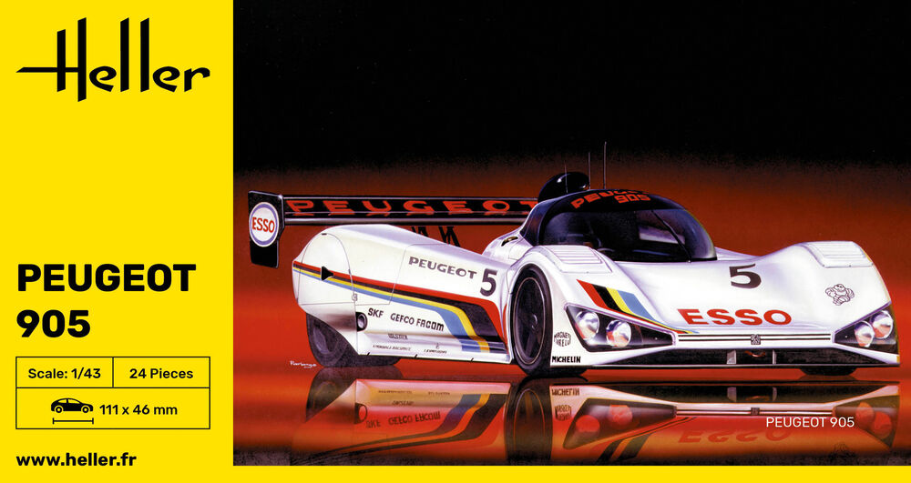 80110 Peugeot 905 #5 Esso