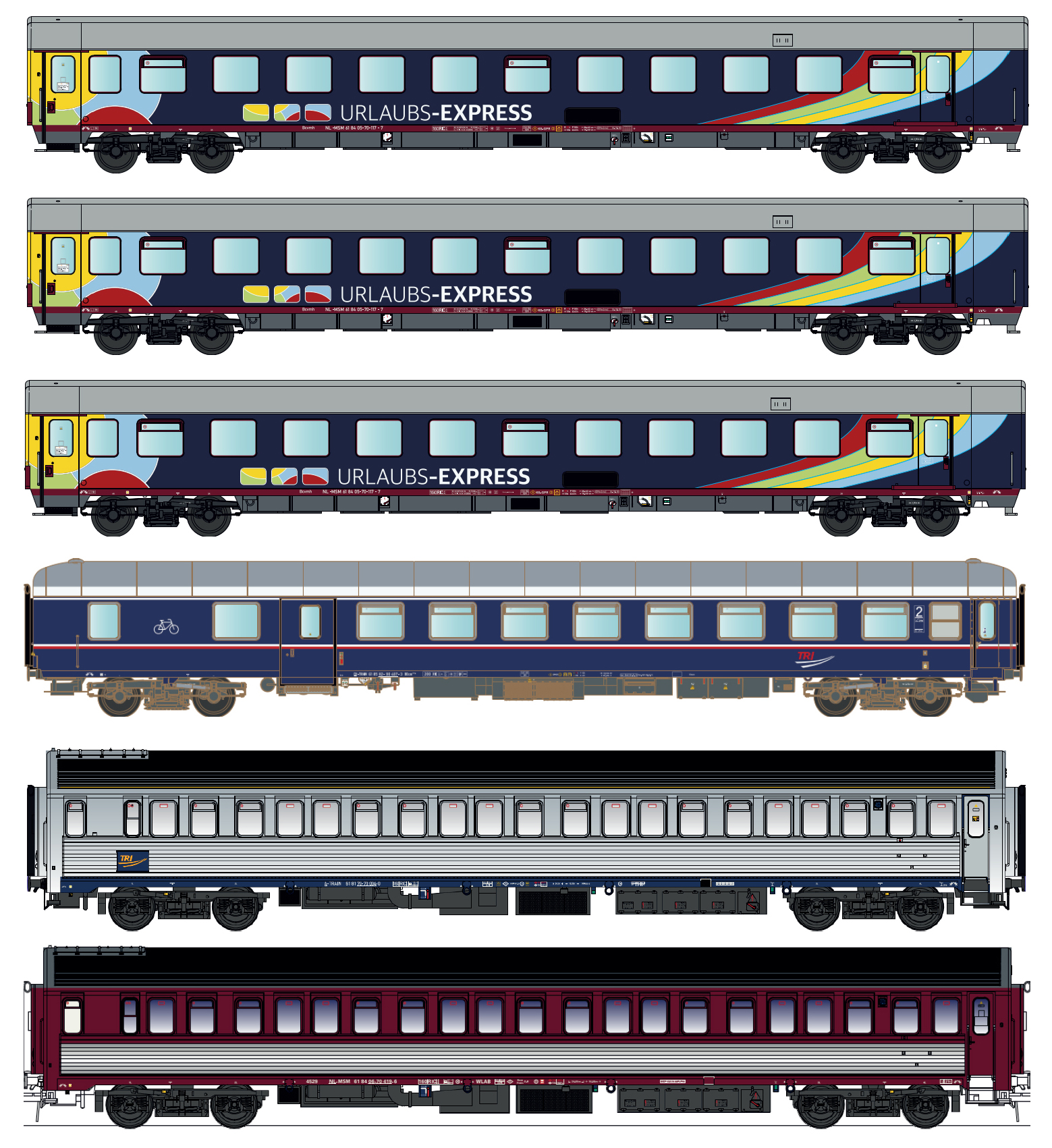 2503N Urlaubs-Express Nachtzugwagen-Set Ep.6