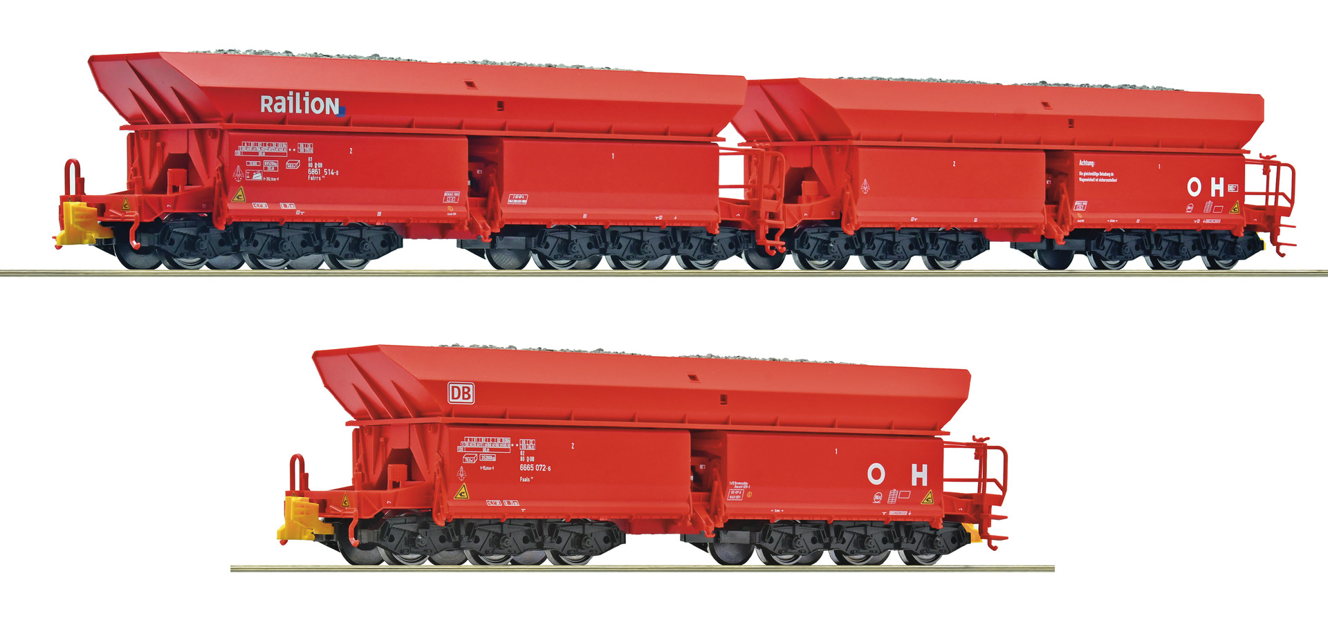Roco 6600271 DBAG Erzwagen Set 2 3tlg. Ep.6