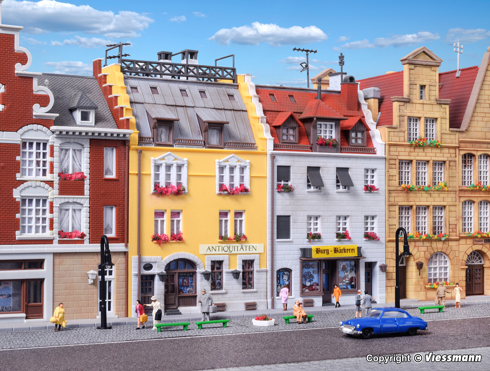 Kibri 37163 Stadthäuser um 1900