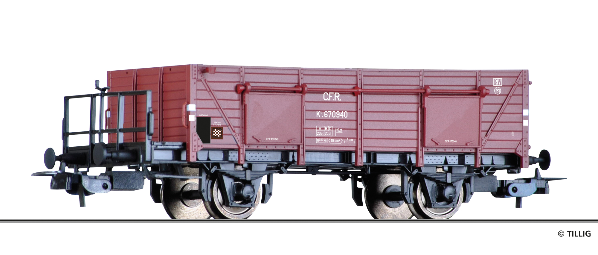 76898 CFR offener Güterwagen Ke Ep.3