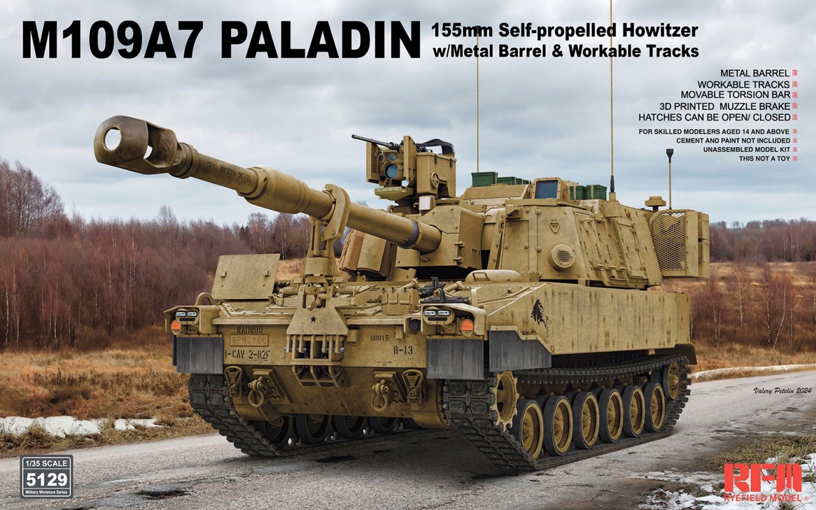 RM-5129 M109A7 Paladin Self-Propelled Howitzer