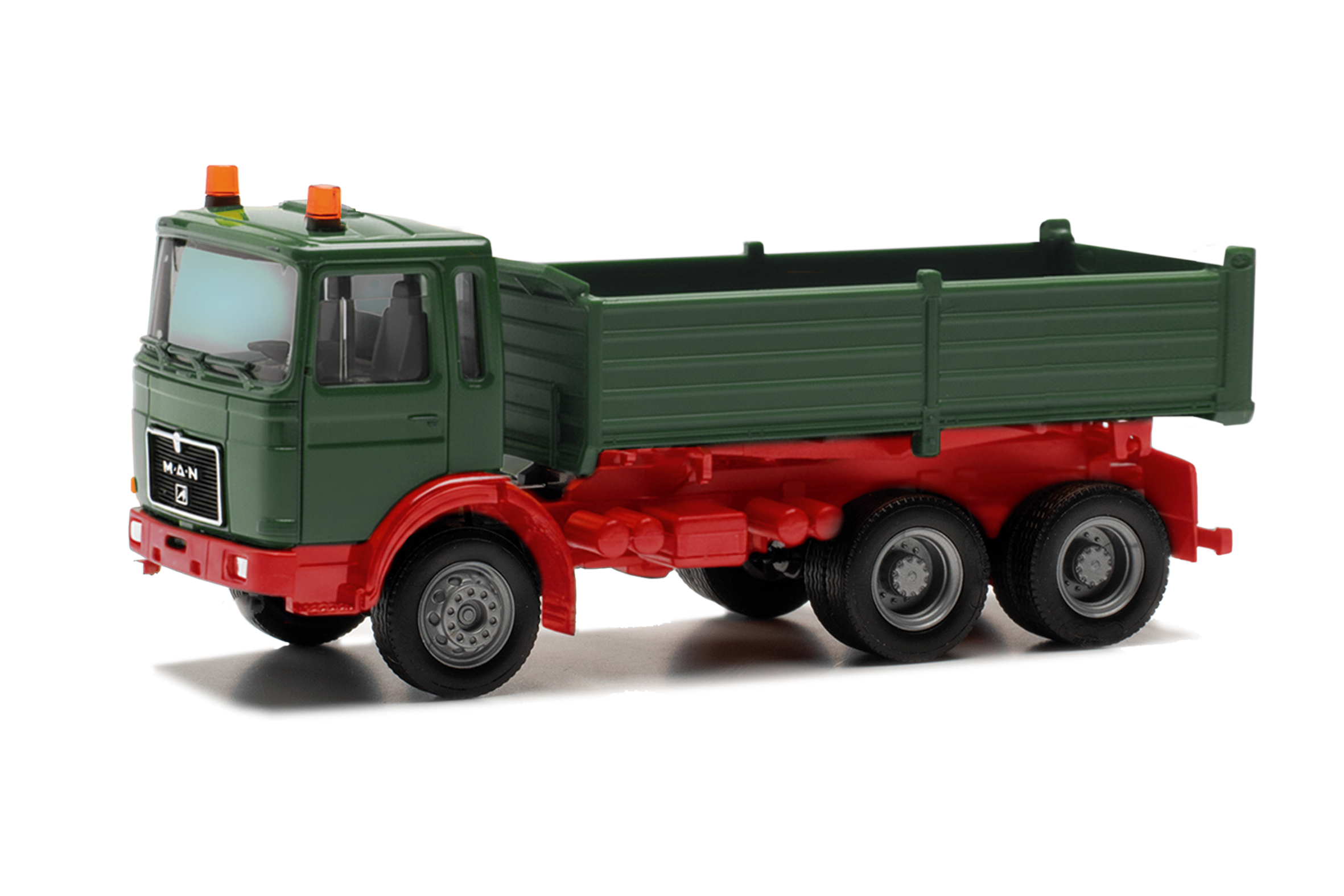 314985-002 (Basic)  MAN F8 Kipp-LKW (3a) grün/rot