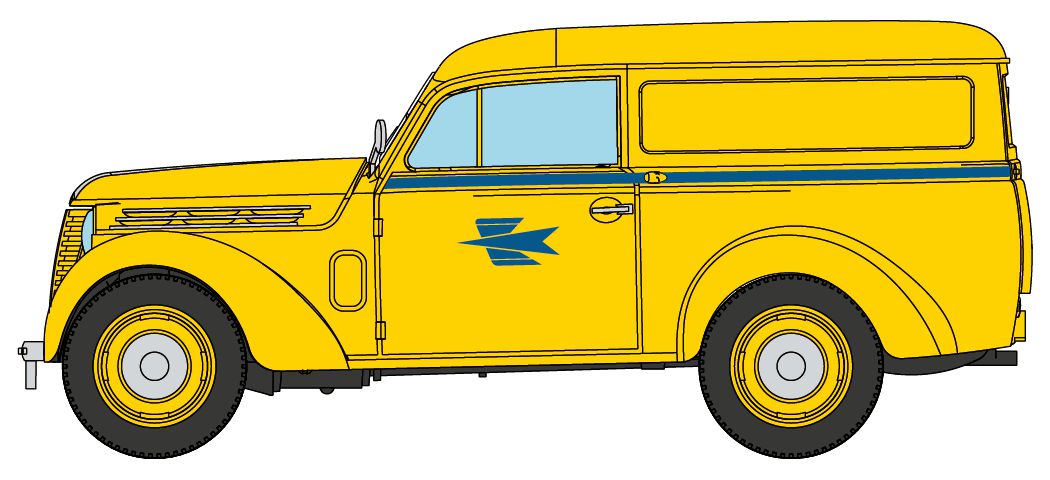 CB-169 Renault Juvaquatre Fourgon LaPost II