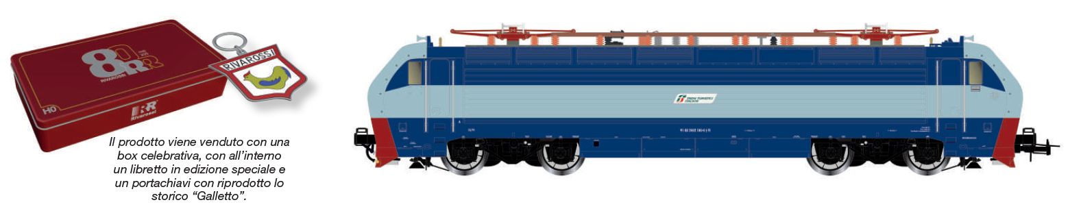 HR2981 FS E-Lok E.402B Ep.6 -80.Jahre Rivarossi