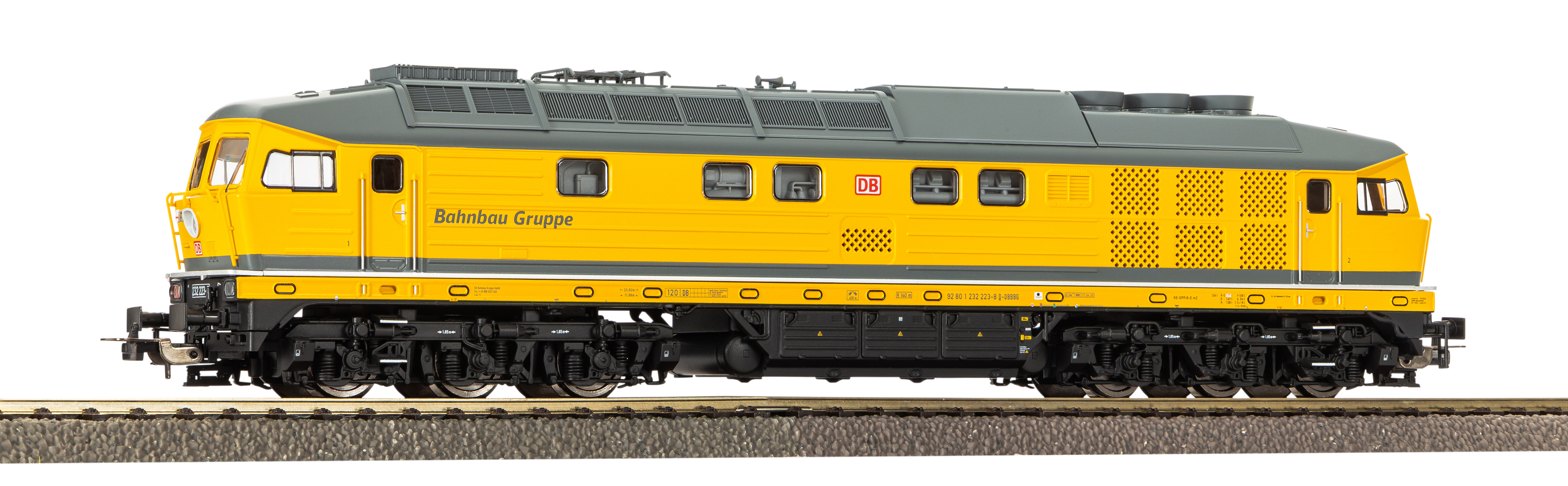 Piko 52155 DB Bahnbau Diesellok 232 223-8 Ep.6