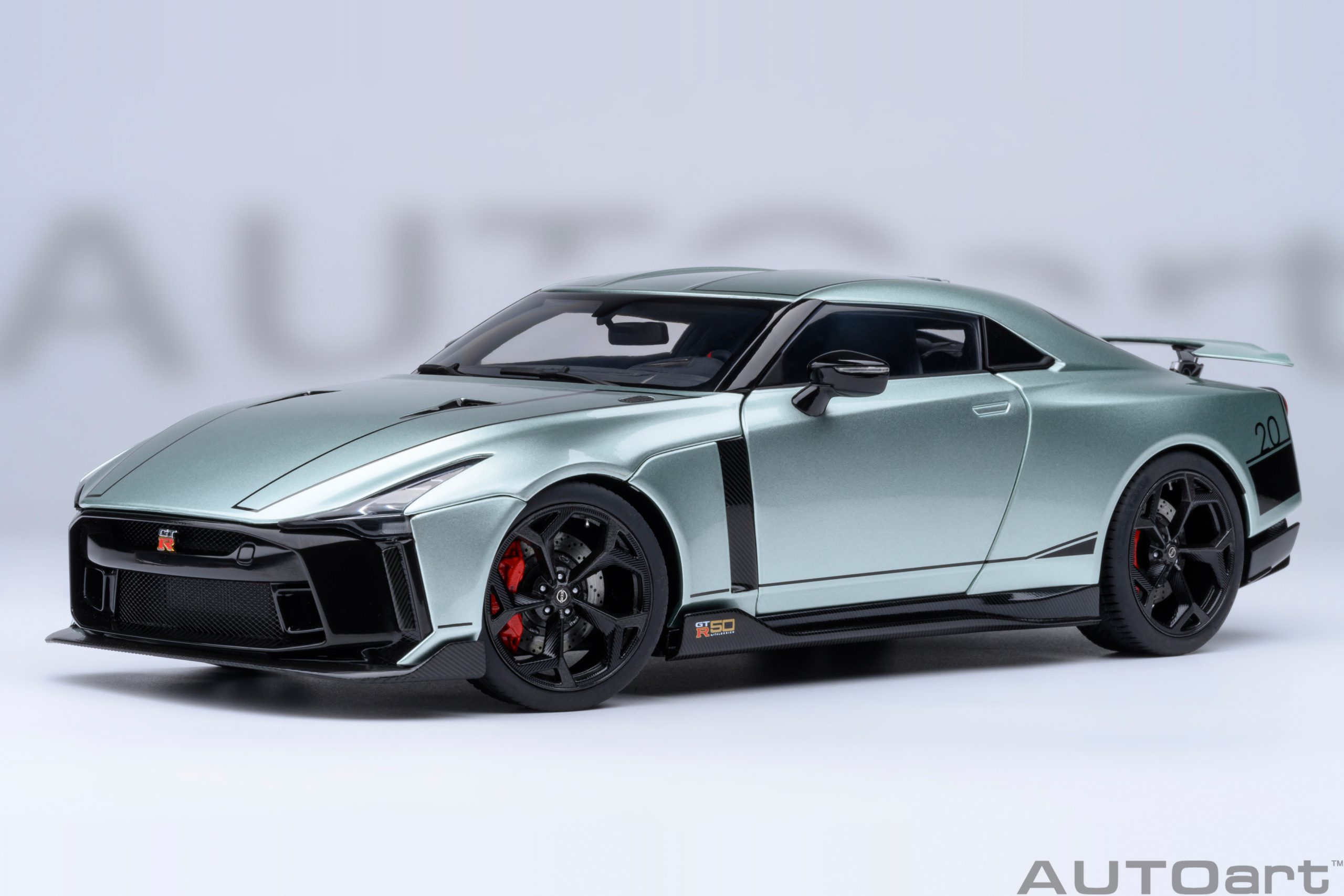 77512 Nissan GT-R50 by Italdesidn met. green