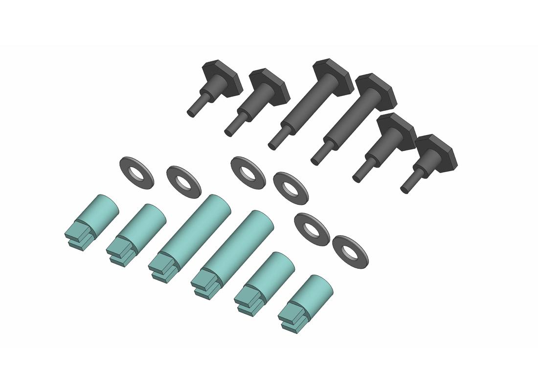 Piko 36094 Kurbelbolzen-Set BR 80 dunkel