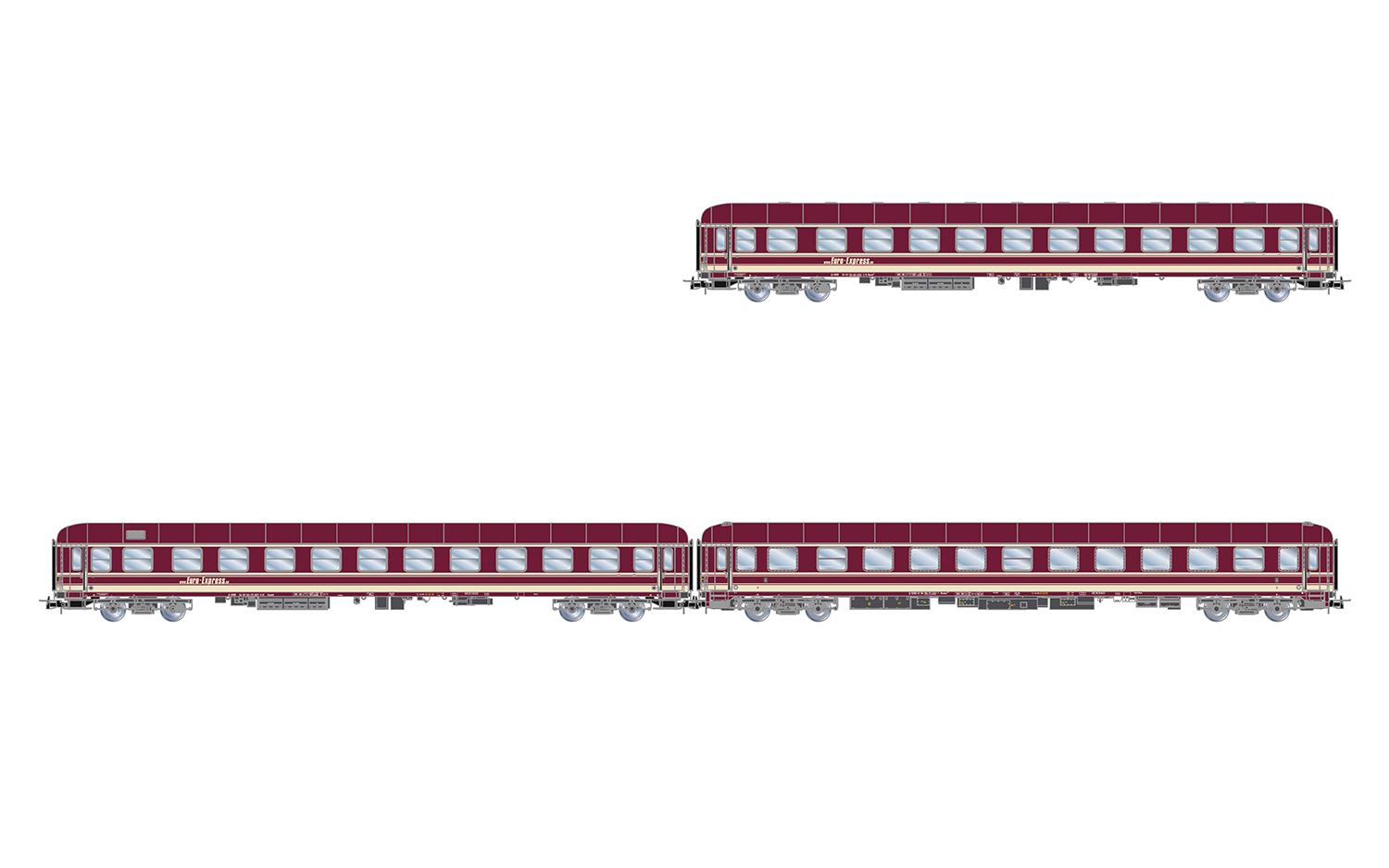 HR4417 Euro-Express Liegewagen-Set 3-tlg Ep.5/6