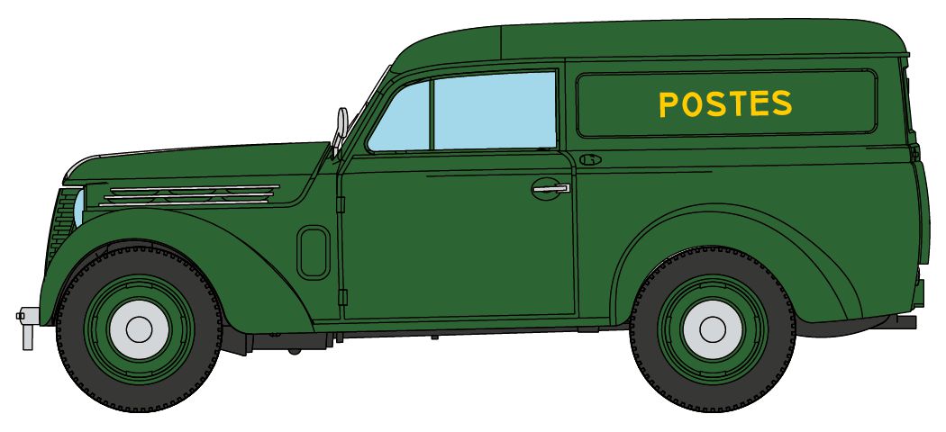 CB-168 Renault Juvaquatre Fourgon LaPost I