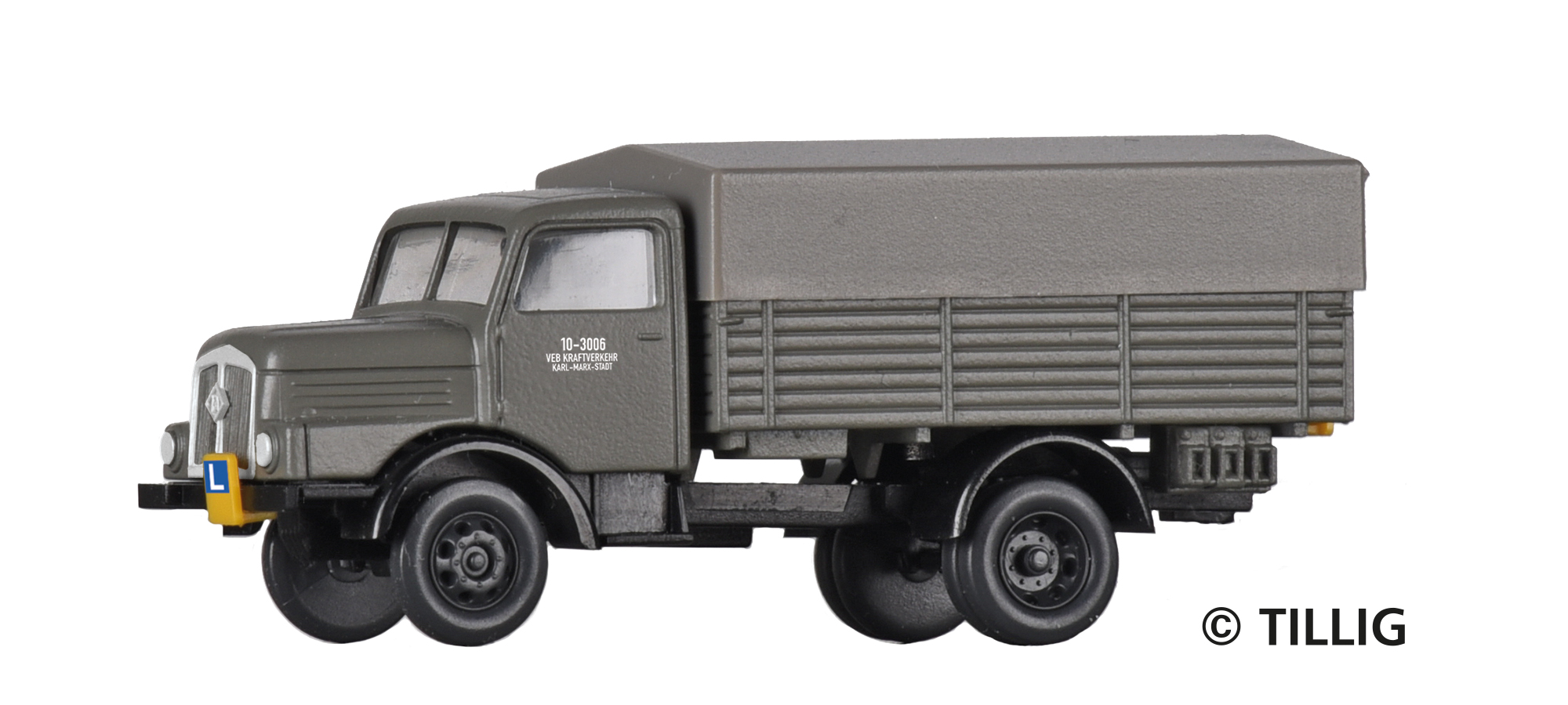 19073 LKW H3A Hochbordprit./Plane "Fahrschule"