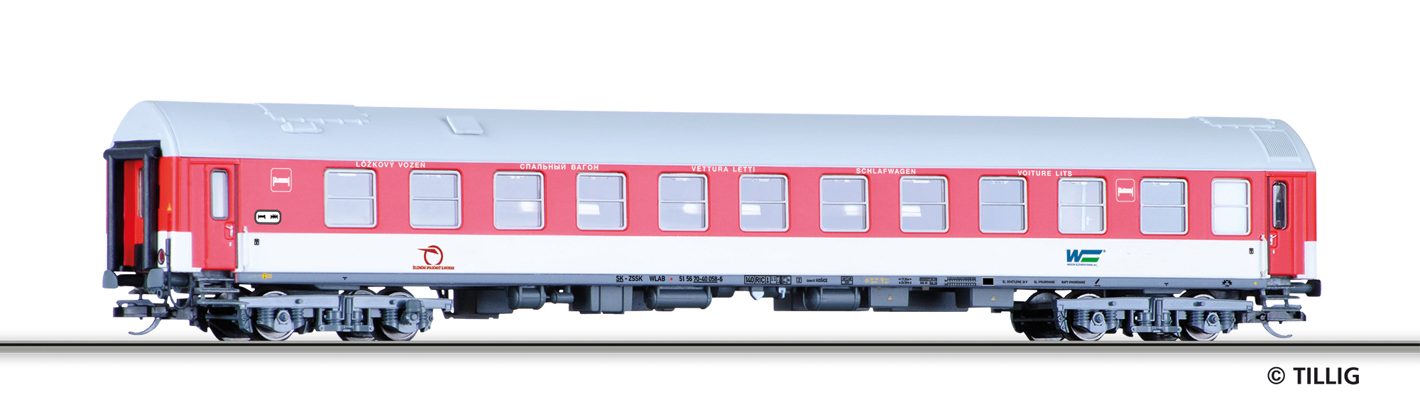 Tillig 16739 Schlafwagen der ZSSK