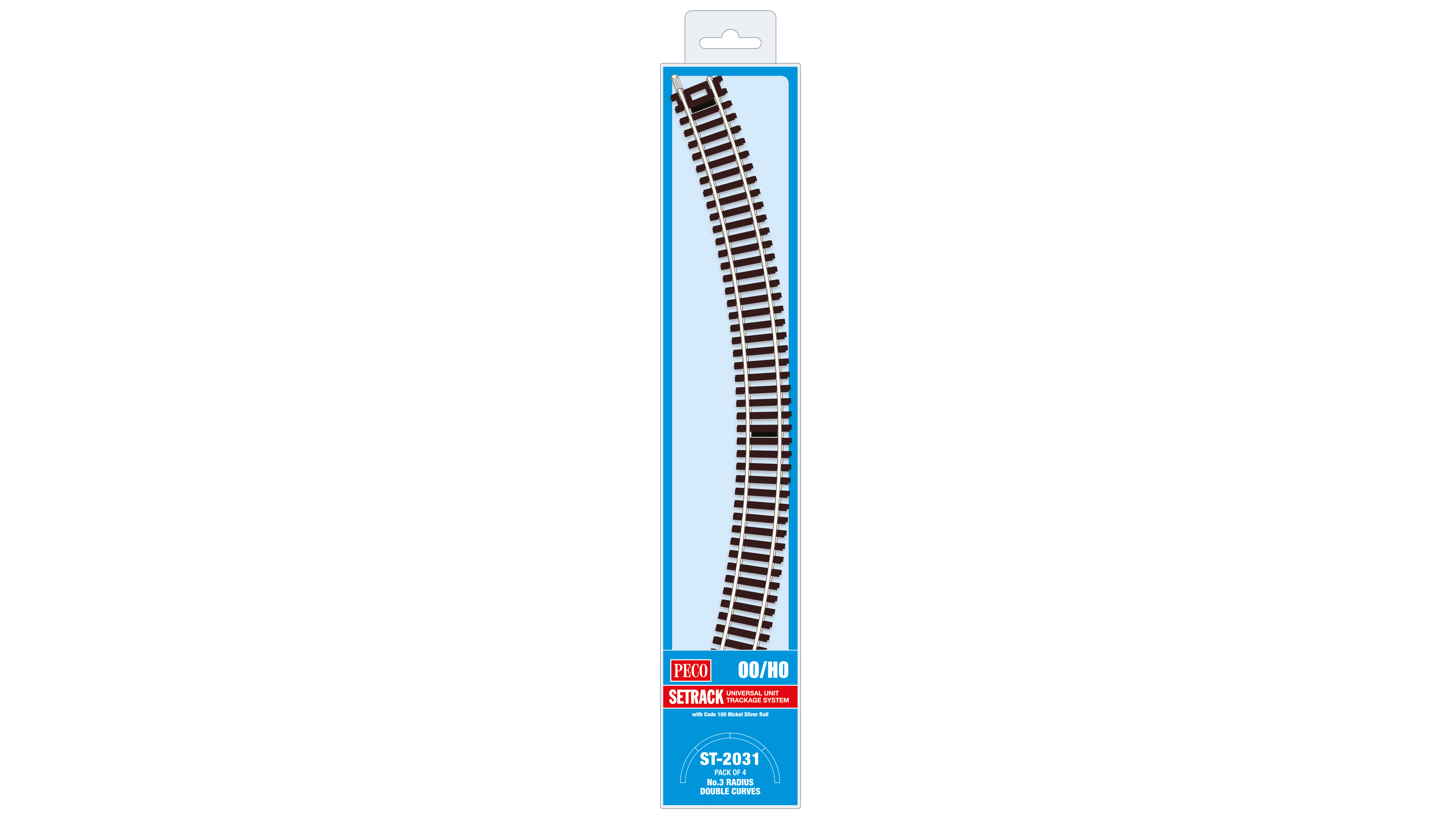 ST2031 Doppelkurve, 3. Radius (Packung mit 4 St