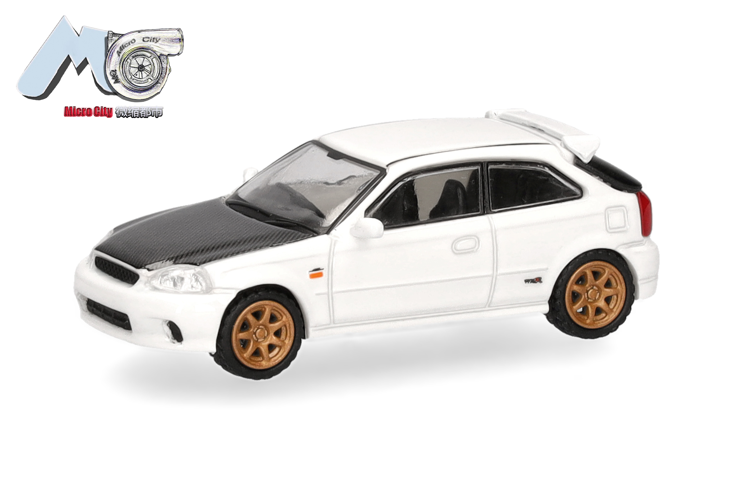 87MC000156 MicroCity: Honda Civic Type R (EK9) weiß