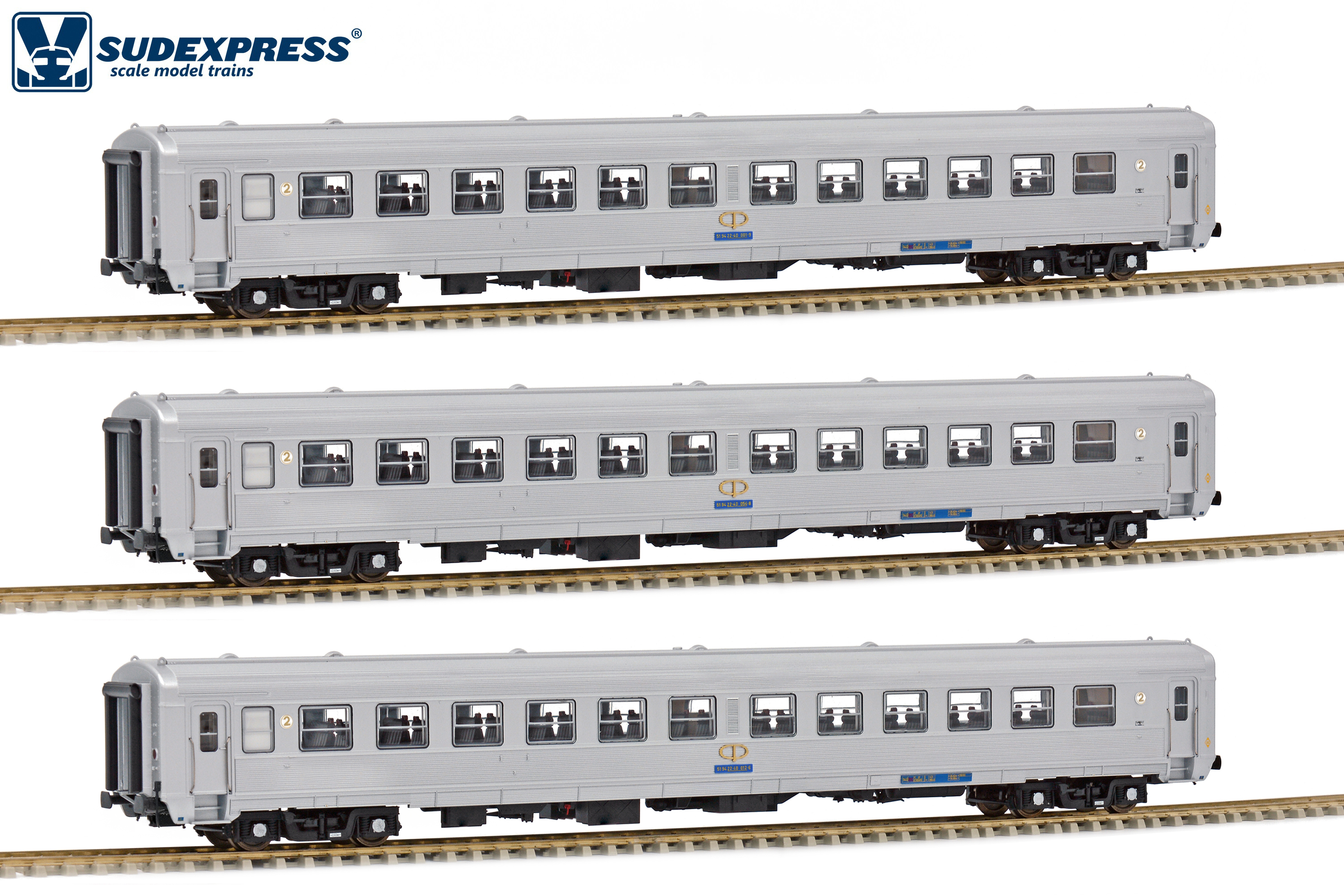 Sudexpress S0619 CP Personenwagen-Set 3-tlg. Ep.4