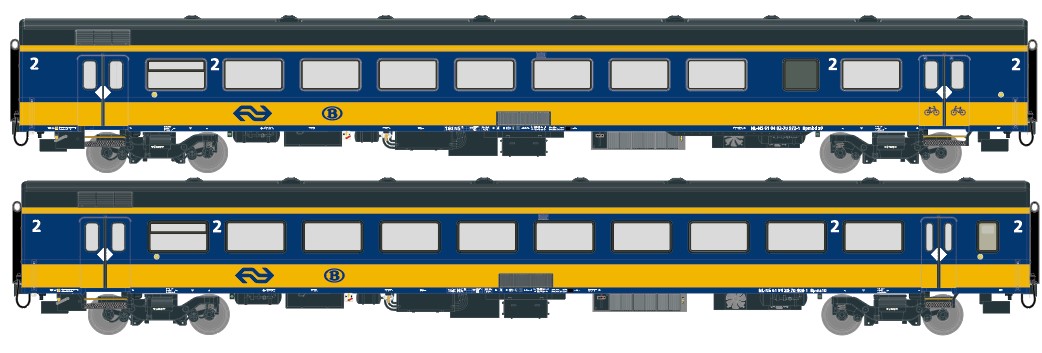 11021 NS Reisezugwagen-Set 2-tlg ICRm Ep.6