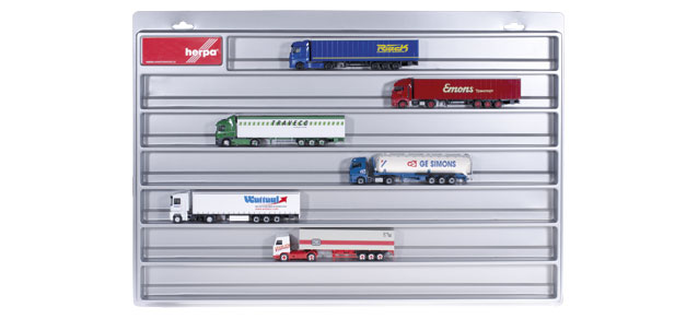 029711 Lkw Schaukasten Eurolänge silber