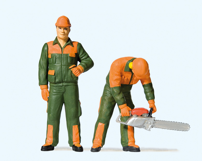 Preiser 44912 Moderne Waldarbeiter (1)