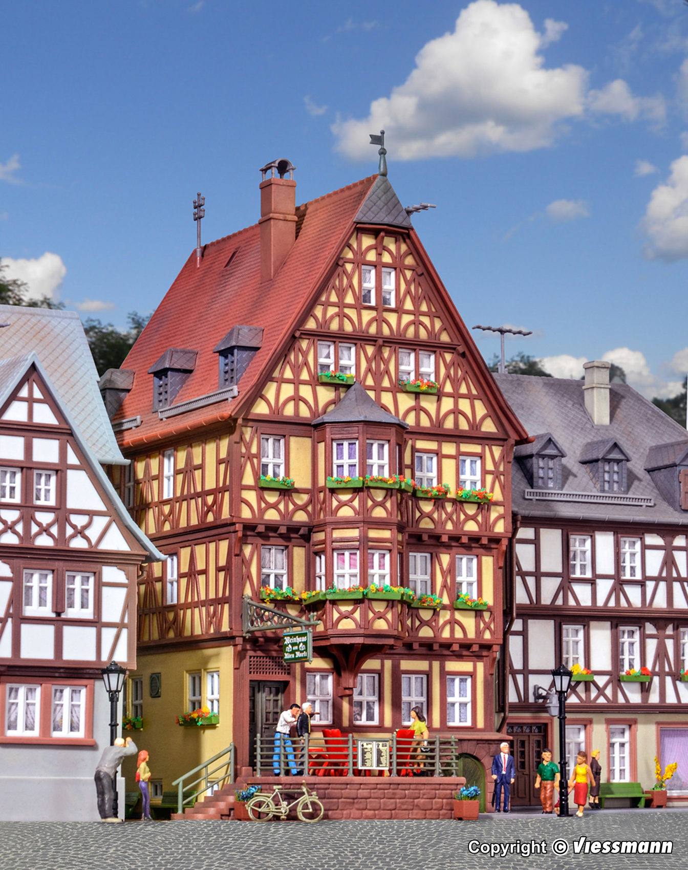 Kibri 38902 Haus mit Erker in Miltenberg