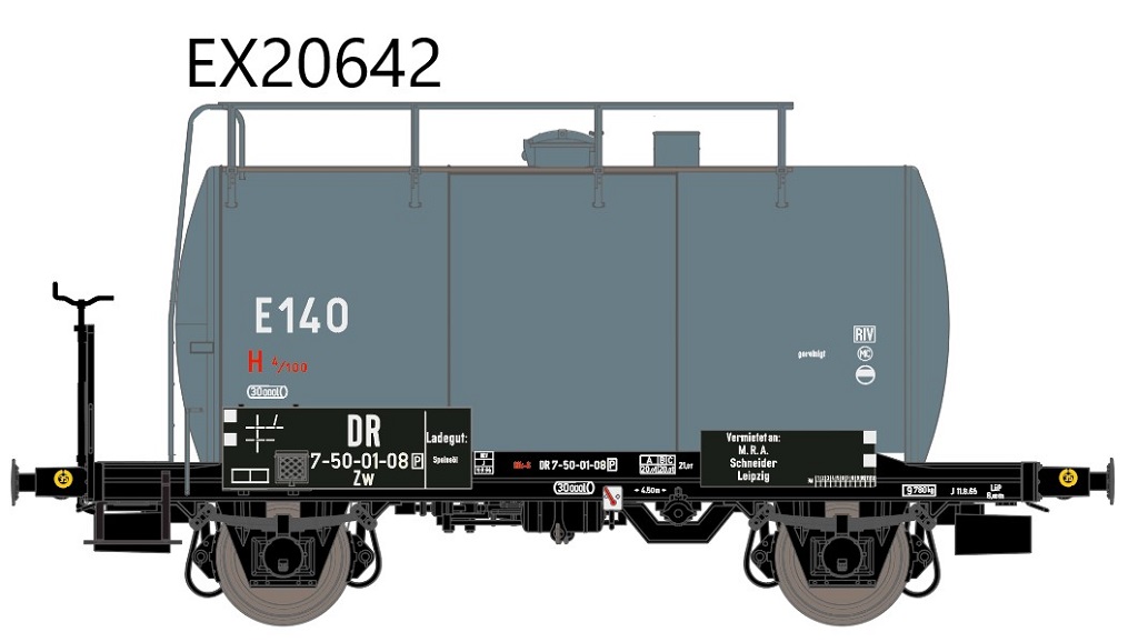 Exact-train 20642 DR Kesselwagen E140 Speiseöl Ep.3
