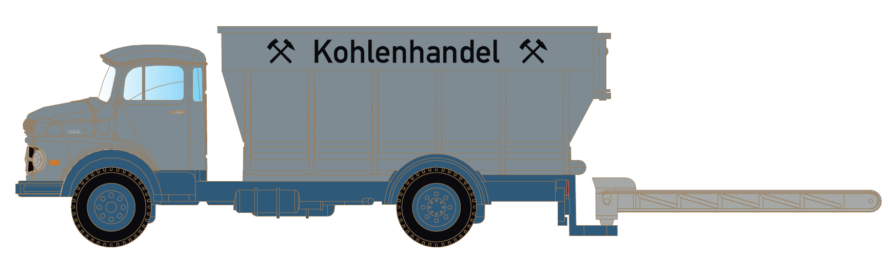 3552 MB L322 Kohlenkuli - neutral